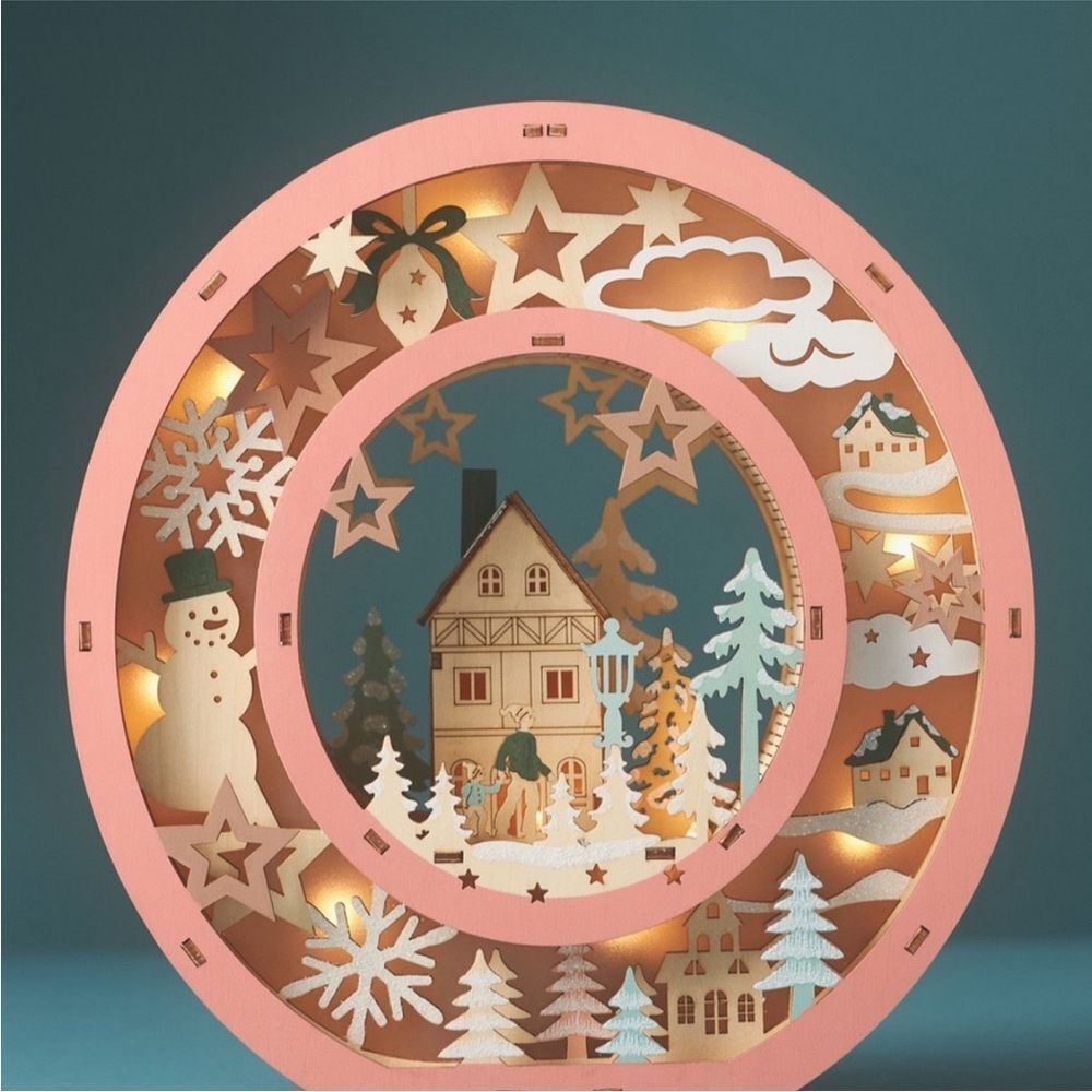 Anthropologie Monogram
Wonderland Light-Up Scene